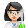 Female scientist emoji